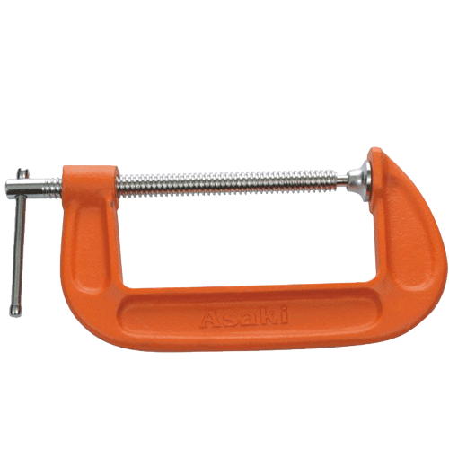 Cảo chữ C ASAKI 1''/25mm,QG-AK-6259