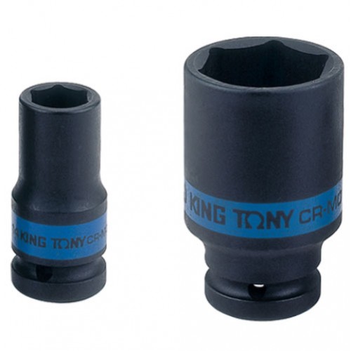 Đầu tuýp đen-dài-mỏng 3/4" lục giác 28mm, 683528M , Kingtony