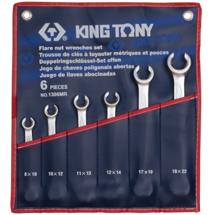 Bộ Vòng chẻ 6pcs 8-22, 1306MR, Kingtony