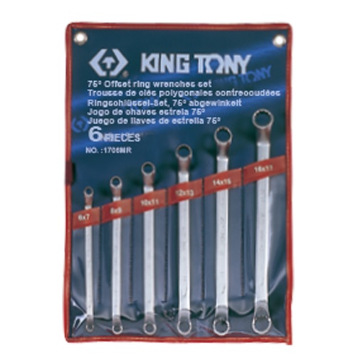 Bộ cờ lê 2 đầu vòng 6 chi tiết 1706MR,Kingtony