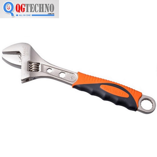 Mỏ lết cán bọc nhựa cao cấp ASAKI 10''/250mm,QG-AK-0402