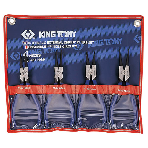 Bộ kềm phe 4pcs, 42114GP, Kingtony
