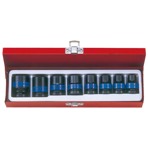 Bộ tuýp 1/2" 8pcs đen, 4408MP, Kingtony