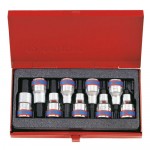 Bộ tuýp 1/2" 9pcs mũi lục giác, 4110PR, Kingtony