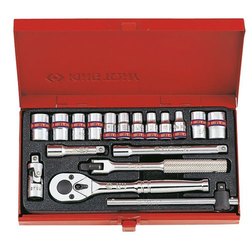 Bộ tuýp 1/4" 18pcs hệ inch bông 2019SR Kingtony