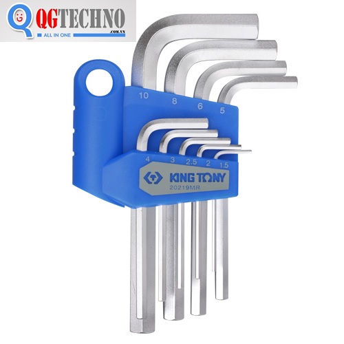 Bộ lục giác 9pcs ngắn, 20219MR, Kingtony