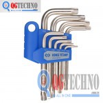Bộ lục giác bông 9pcs ngắn, 20309PR, Kingtony