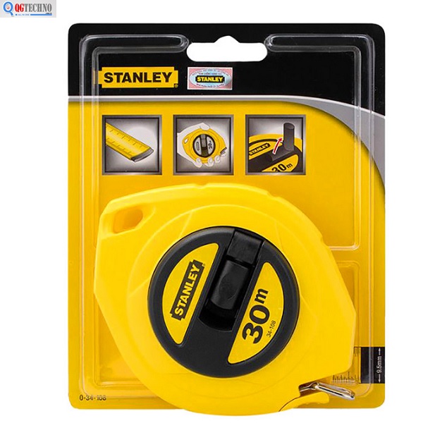 30m Thước dây dài làm bằng thép Stanley 34-108