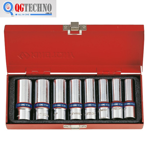 3/8" Bộ tuýp 8pcs 3508MR Kingtony