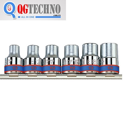 Bộ tuýp 1/2" 6pcs sao, 4106PR, Kingtony