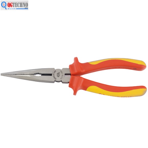 Kìm nhọn 8" cách điện 1000V, 6318-08A, Kingtony