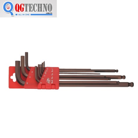 BỘ LỤC GIÁC ĐẦU BI-9 CÂY DÀI, 1.5 - 10 MM, 66-099,CROSSMAN