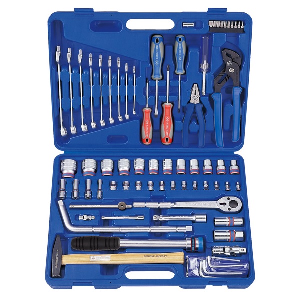 1/4″ + 1/2″ bộ tuýp 75 chi tiết hệ mét Kingtony 7075MR