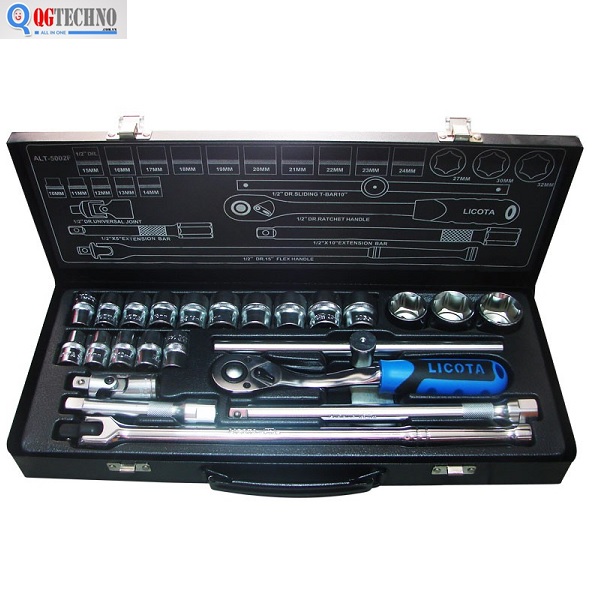10-32mm Bộ Tuýp 24 Món Hệ Mét Licota  ALT-5002F