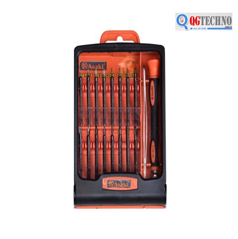 Bộ tua vít viễn thông ASAKI, 34 cây, QG-AK-9072
