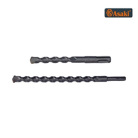 Mũi khoan bê tông đuôi gài ASAKI, 14 x 350mm, QG-AK-6736