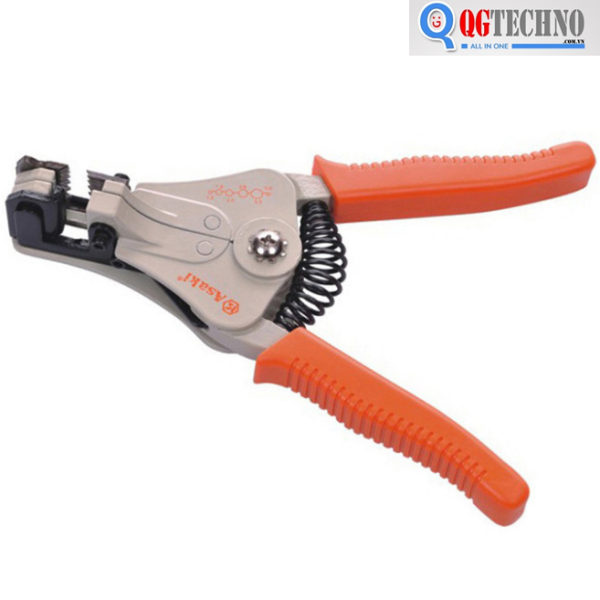 Kềm tuốt dây điện tự động ASAKI, 7"/175mm, AK-0340