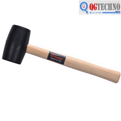 Búa cao su cán gỗ ASAKI, 24 OZ / 680gr, QG-AK-0378