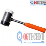 Búa 2 đầu cao su trắng đen cao cấp ASAKI, 50mm, QG-AK-9533