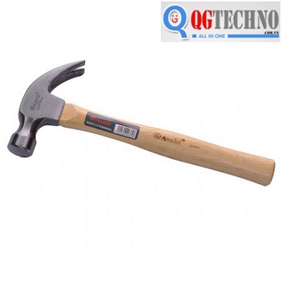 Búa nhổ đinh cán gỗ ASAKI, 20 OZ / 568gr, QG-AK-0371