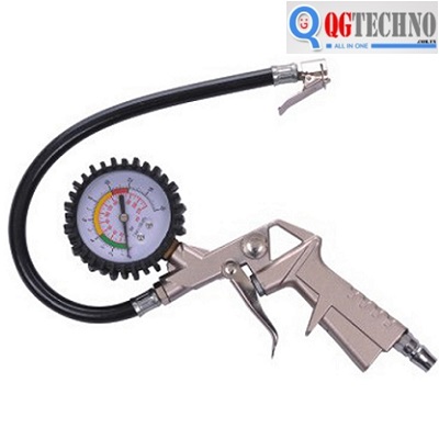 Tay bơm đồng hồ  ASAKI, 0 - 16bar, QG-AK-1080