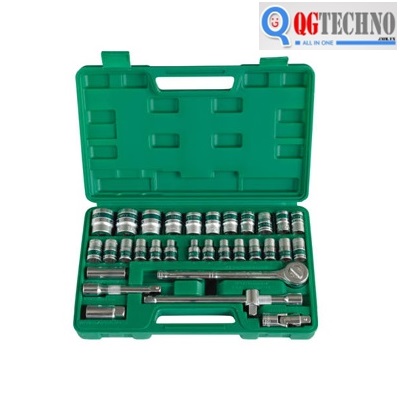 Bộ Đầu Tuýp Xanh BERRYLION ZT1032 32 Món