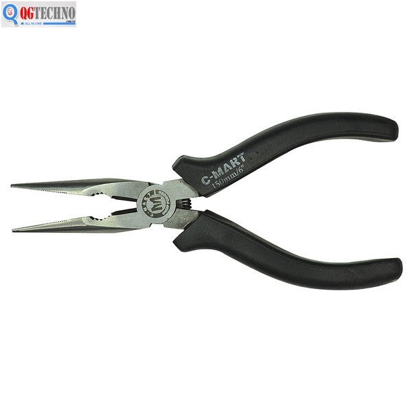 Kìm nhọn cán màu đen 150mm/6" kiểu Nhật B0011-06 C-MART