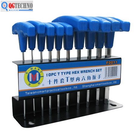 Bộ lục giác trong kiểu T 10 cái F0011 C-MART