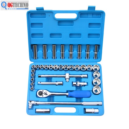 Bộ công cụ đầu tuýp 37 chi tiết 1/2" K0011 C-MART