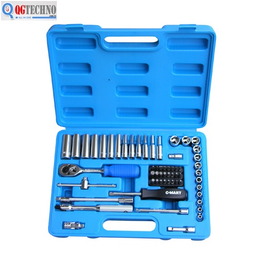 Bộ công cụ đầu tuýp 59 chi tiết 1/4" K0012 C-MART