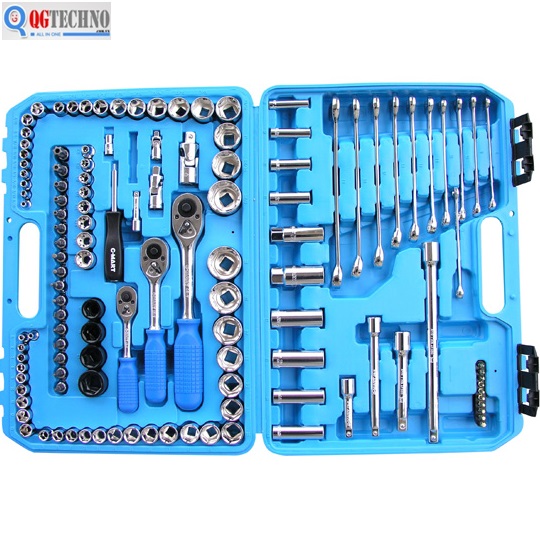 Bộ công cụ đầu tuýp 120 chi tiết 1/2", 1/4",3/8" K0017 C-MART