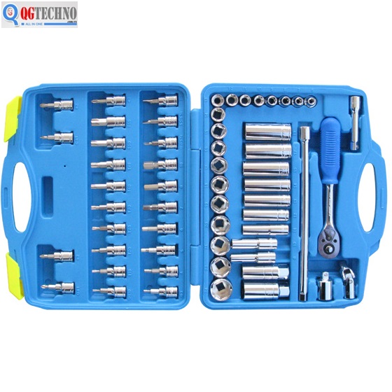 3/8" Bộ công cụ đầu tuýp 58 chi tiết K0020 C-MART