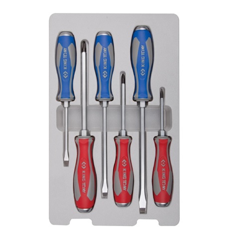 Bộ tua vít đóng 6pcs, 30206MR, Kingtony