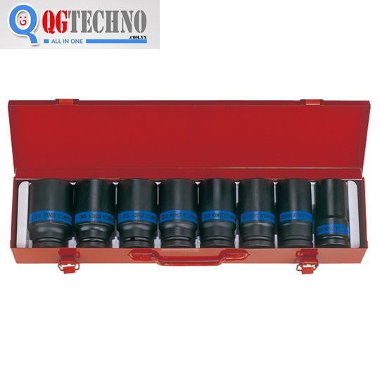 3/4" Bộ tuýp lục giác dài 8pcs Đen-dài 6410MP Kingtony