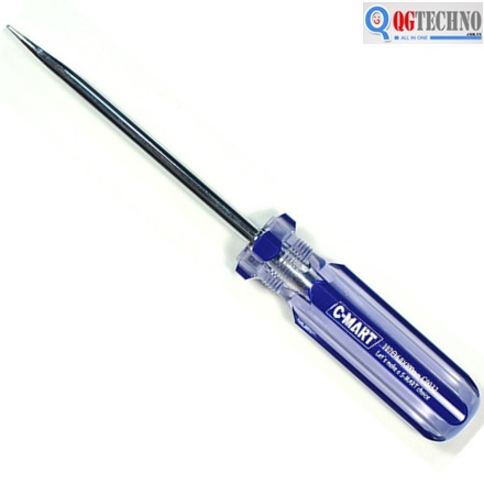 Tua vít dẹp cán sọc 3.2x200mm C0032-3.2200- C-MART