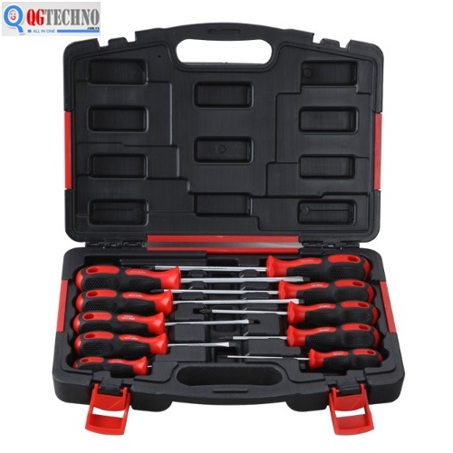 Bộ tua vít 10 cây cán nhựa & cao su  E1173 ENDURA