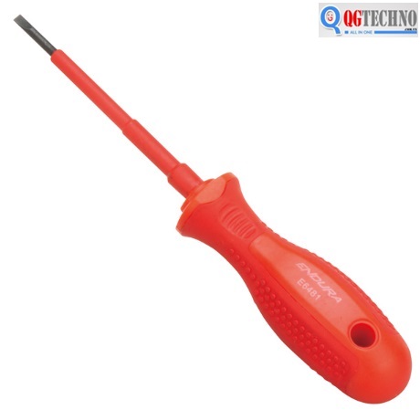 Tua vít đầu dẹp chuyên dùng cách đện 1000V - 2.5x75mm E6481 ENDURA