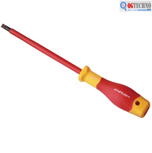 Tua vít đầu dẹp chuyên dùng cách đện 1000V - 4.0x100mm E6487 ENDURA