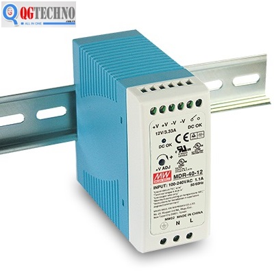 Bộ nguồn ổn áp 40W MDR-40-24 24V 1.7A MEAN WELL