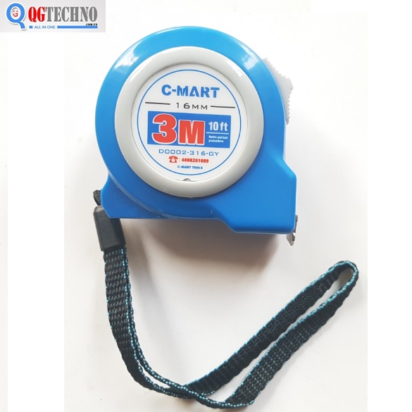 Thước cuộn 3x16mm D0002-316-GY C-MART