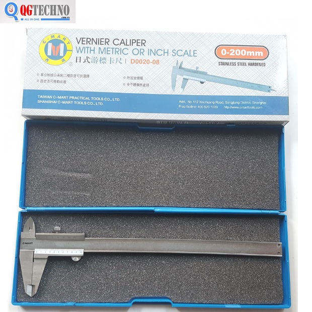 Thước kẹp cơ 200mm/8" D0020-08-GY C-MART