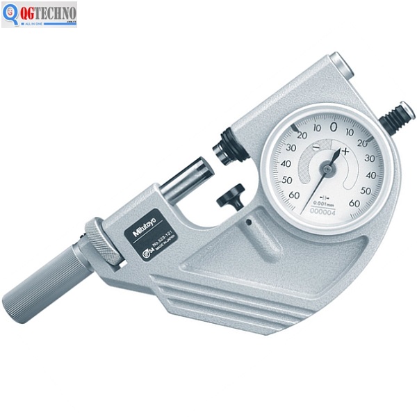 Thước Panme đo ngoài đồng hồ 0~25mm 523-121 Mitutoyo