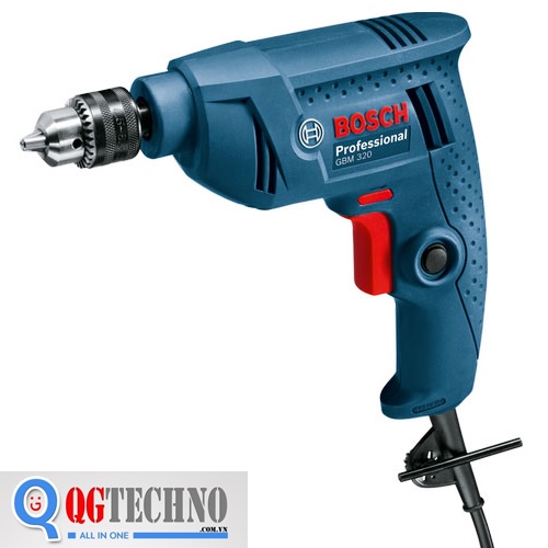 6mm Máy khoan sắt 320W Bosch GBM 320
