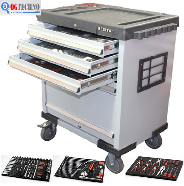 Tủ đồ nghề 5 ngăn 198 chi tiết BESITA 6687