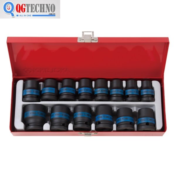 1/2" Bộ tuýp đen ngắn 10-27mm Kingtony 4414MP