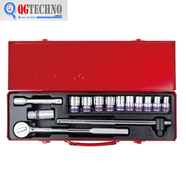 1/2" Bộ tuýp 14 chi tiết hệ mét Kingtony 4514MR