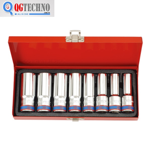1/2″ bộ tuýp bông 8 chi tiết hệ inch Kingtony 4208SR