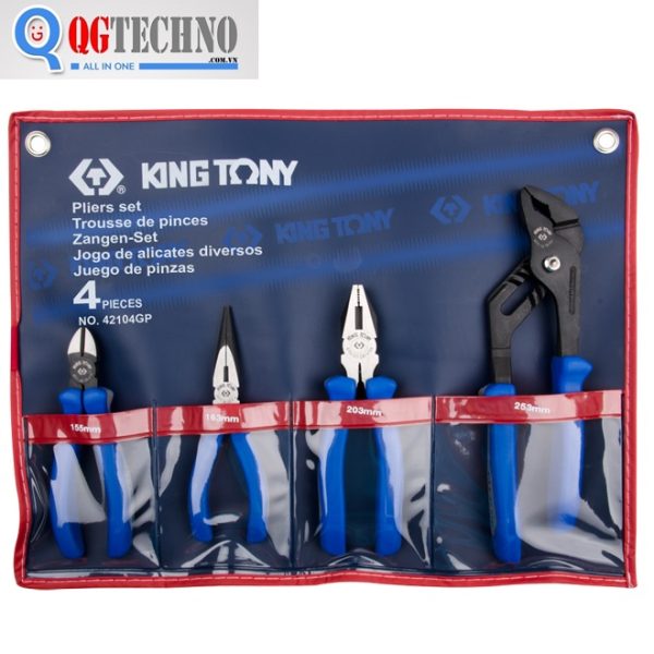 Bộ kềm 4pcs, 42104GP, Kingtony