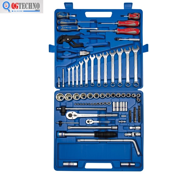 1/4″ + 1/2″ bộ tuýp 97 chi tiết hệ mét Kingtony 7597MR