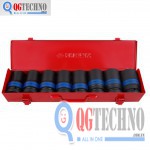 1″ Bộ tuýp lục giác đen dài 8pcs 8409MP Kingtony